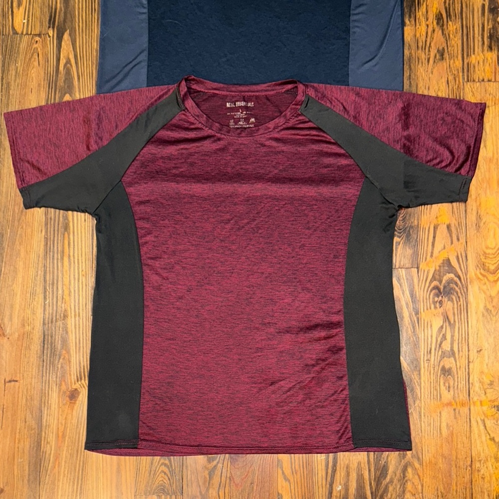 Real Essentials 5 Pack Men’s Short Sleeve Dry Fit Active Crew Neck Tee Shirts - Picture 9 of 14